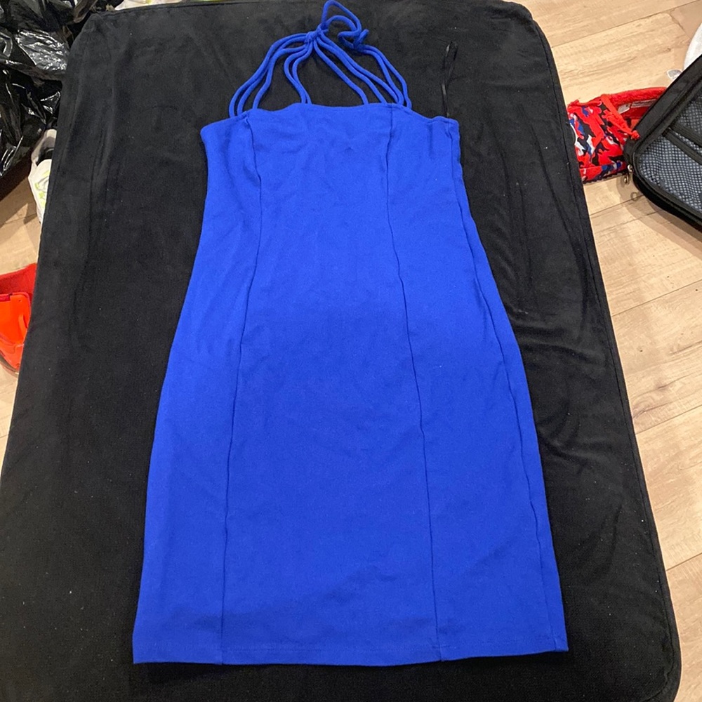 Blue dress